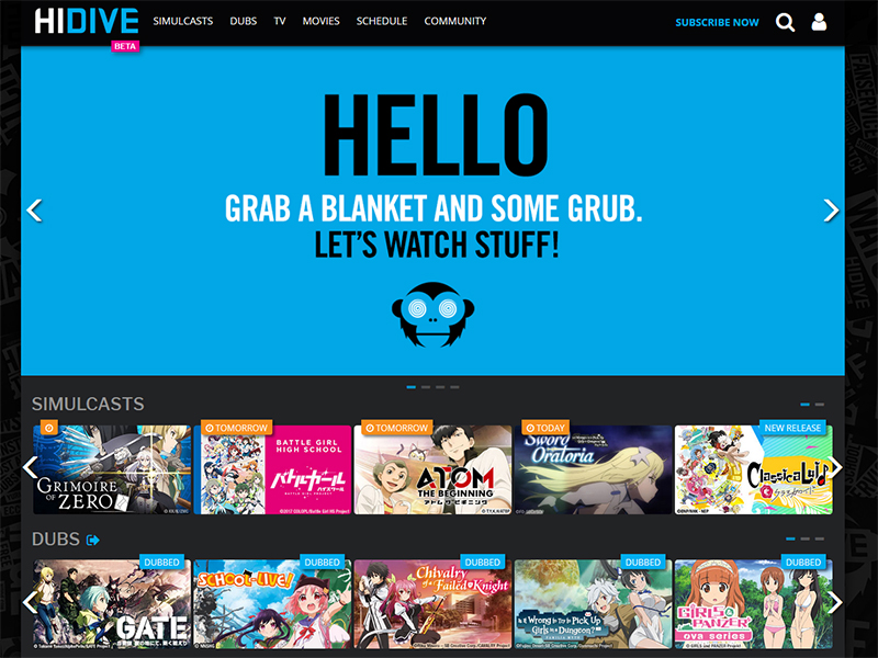 HIDIVE anime streamingdienst