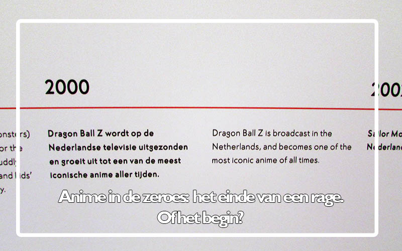 Anime in de zeroes. Einde van een anime rage