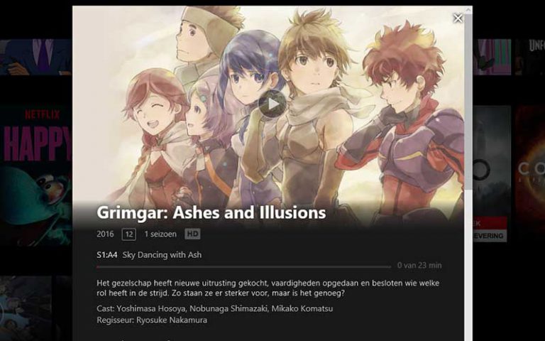 Grimgar Ash and Illusions anime review Netflix
