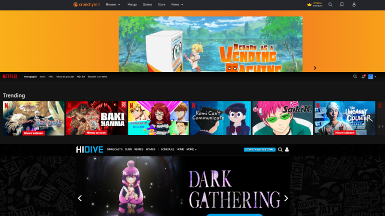 Onderweg anime kijken blog header ter illustratie.