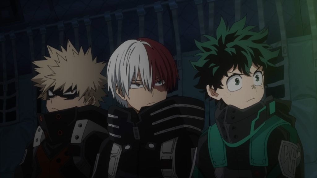 Een voorbeeld van shounen anime is My Hero Academia