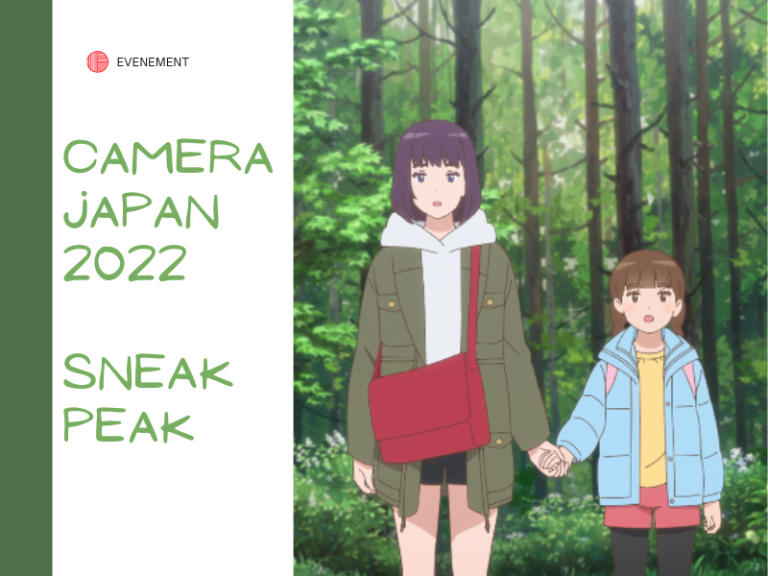 Camera Japan 22 sneak peak header met een screencapture van The House on the Lost Cape anime film